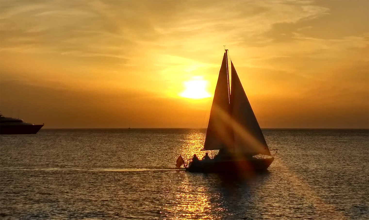 Sunset sailing